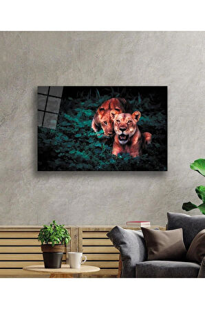 Aslan Cam Tablo 4mm Dayanıklı Temperli Cam