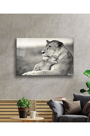 Aslan Cam Tablo 4mm Dayanıklı Temperli Cam