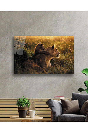 Aslan Cam Tablo 4mm Dayanıklı Temperli Cam