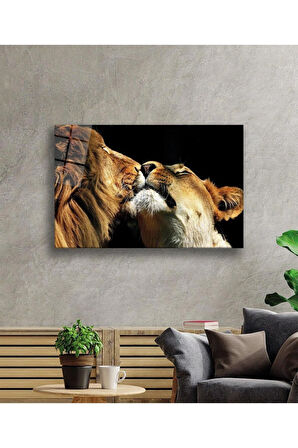 Aslan Cam Tablo 4mm Dayanıklı Temperli Cam