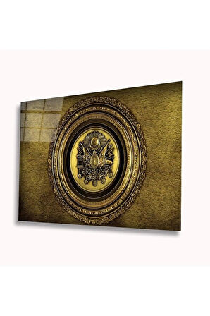 Tuğralı Cam Tablo 4mm Dayanıklı Temperli Cam