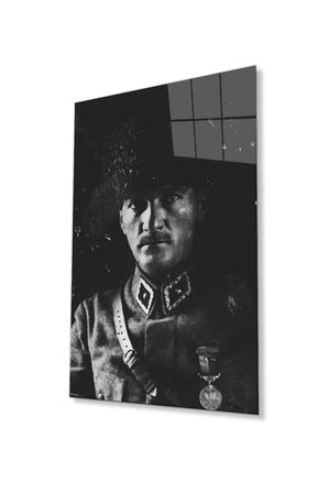 Atatürk Cam Tablo 4mm Dayanıklı Temperli Cam, Atatürk Glass Wall Art