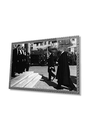 Atatürk Cam Tablo 4mm Dayanıklı Temperli Cam, Atatürk Glass Wall Art