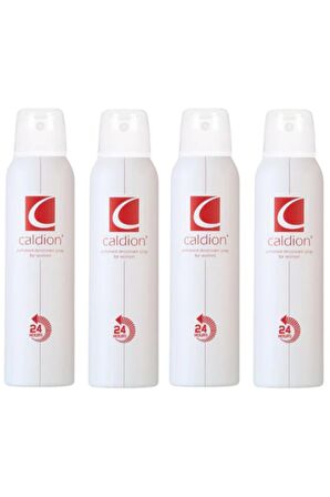 Caldion Deodorant For Women 150ml x 4 Adet