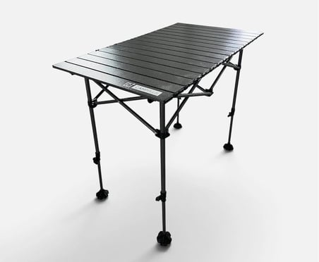 Campplus Yayla Büyük Boy Katlanabilir Kamp Masası Teleskopik Ayaklı 95X55 cm