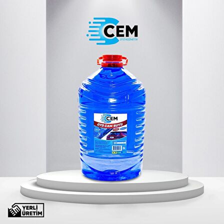 CEM CAR CARE Cam Suyu 5 LT Antifriz İçerikli -20 Derece