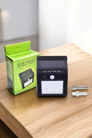 Güneş Enerjili 20 LED Duvar Lambası UCZSENSÖRLÜLAMBA3
