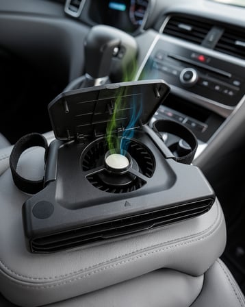 USB Şarjlı Boyun Soğutucu Fan 5 Seviyeli Sessiz Turbo Model