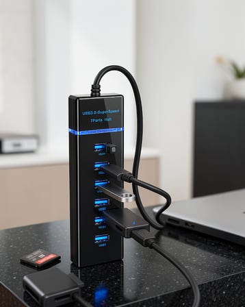 USB 3.0 Çoklayıcı 7 Port UCZZOKM307-2