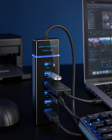USB 3.0 7 Port Çoklayıcı UCZZOKM307-4