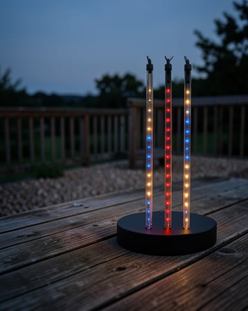 RGB LED Dekoratif Çubuk Seti 10’lu UCZZZ10ÇUBUKLUDEKORLED-8
