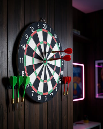 Dart Tahtası 12 İnç Dayanıklı Ahşap Gövde UCZZZ12İNÇDART-4