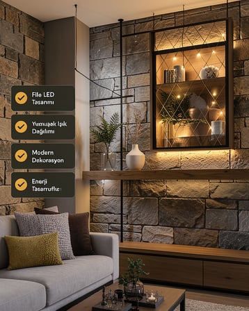 LED File Işık Ağ Şeklinde UCZZZAĞLED-2-1