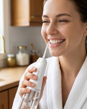 Ağız Duşu Beyaz 320 ml Kapasiteli UCZZZAMF11AĞIZDUŞUBEYAZ-5