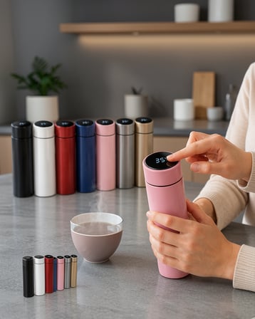 Taşınabilir Çelik Termos 250 ml UCZZZDERECELİTERMOS-6