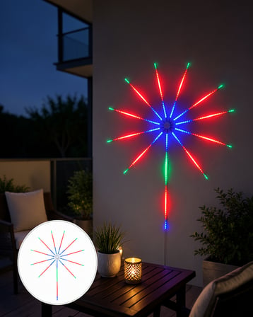 Uygulama Destekli RGB LED Duvar Aydınlatması UCZZZDP226IŞIK-9-1