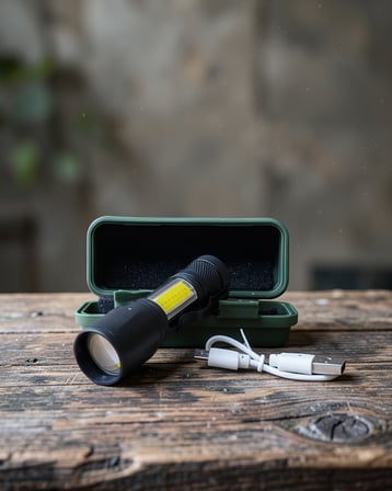 Mini El Feneri Cob Led Usb Sarjli Uczzzhs215Lambaaaaa2