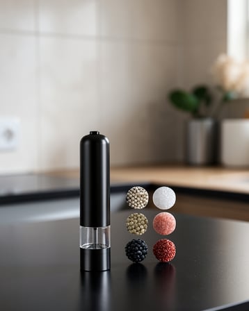 Otamatik Baharat Değirmeni 1 L Paslanmaz Çelik UCZZZİBİCOBAHARATÖĞÜTÜCÜ-3