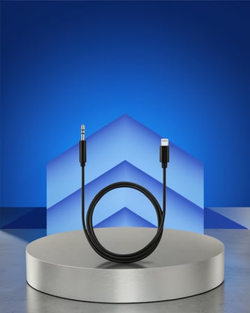 Lightning 3.5mm Aux Çevirici Kablo UCZZZİPHONEAUX-1