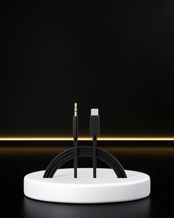 Lightning To 3.5mm Aux Dönüştürücü 1M UCZZZİPHONEAUX-2