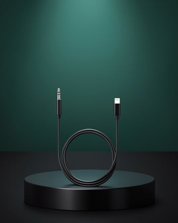 Lightning to 3.5mm Aux Dönüştürücü Kablo 1 Metre UCZZZİPHONEAUX