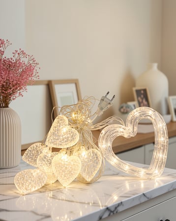LED Neon Kalp Figürlü Dekor Işığı UCZZZKALPŞEKLİNDELED-2
