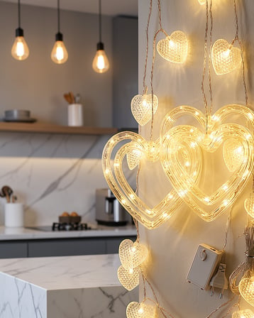 LED Kalp Şeklinde Neon Görünüm Işık UCZZZKALPŞEKLİNDELED-3