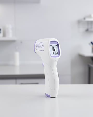 Temassız Ateş Ölçer LCD Ekranlı UCZZZLEDEKRANLIATEŞÖLÇER-5