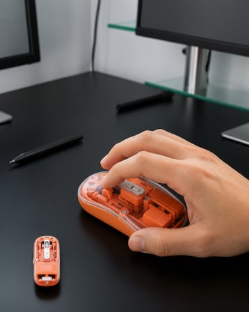 Şeffaf Kablosuz Mouse Bluetooth Sessiz Tıklama UCZZZM223MOUSETURUNCU-7