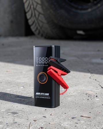 Akü Takviye Cihazı 12V 150 PSI Dijital Kompresör