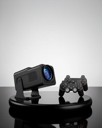 Projeksiyon Cihazı 4K 1080p Taşınabilir Ev Sineması UCZZZPROJEKSİYONGAMEBOXX2
