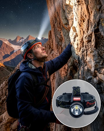 LED Kafa Feneri Ayarlanabilir Işık Zoomlu UCZZZRT166KAFALAMBASI-4