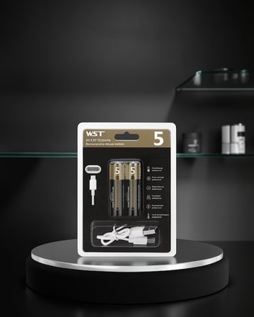 AA Lityum Pil 1.5V Çiftli Paket Type-C Şarjlı UCZZZSAATPİLİ-2
