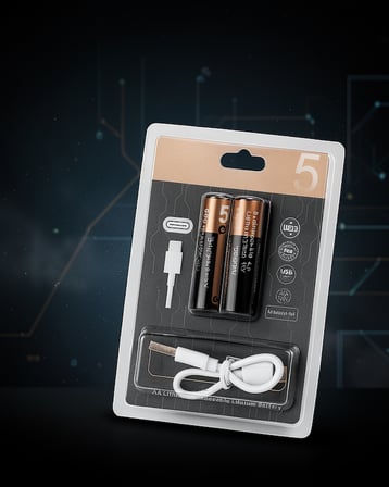 AA Lityum Pil USB Type-C Şarjlı UCZZZSAATPİLİİ
