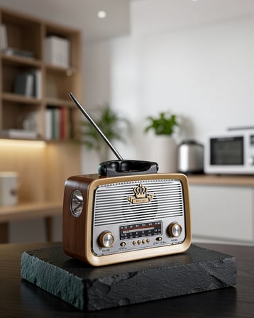 Taşınabilir Nostalji Radyo Bluetooth USB AUX Girişli UCZZZV01NOSTALJİ-4
