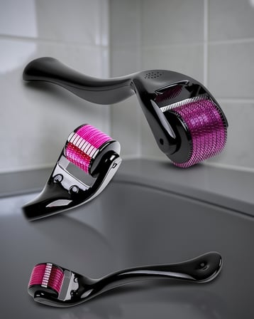 Derma Roller Titanyum Uçlu 540 İğneli 1 mm UUCZDERMAROLLER3