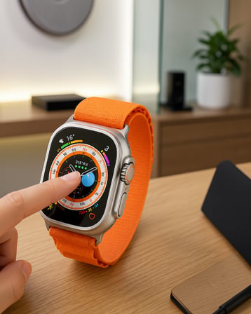 Akıllı Saat Uyku ve Spor Takibi Amoled Ekran UUCZS8ULTRAMAXSAATTT3-1