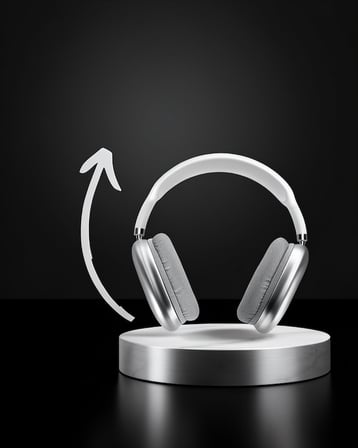 Kulak Üstü P9 Kablosuz Bluetooth Kulaklık ve 7 Kordonlu Akıllı Saat UUCZW93P9K