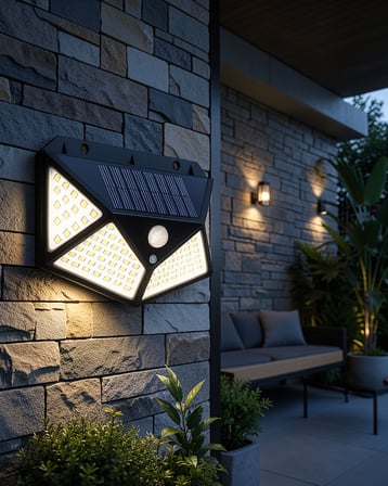 Güneş Enerjili Bahçe Lambası 100 LED UUCZYX100LAMBA2-1