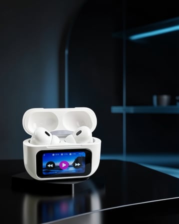 Kulaklık Dokunmatik OLED Ekranlı Air Pro 2 ANC UUCZZZEKRANLIAİRPODSPROOO4