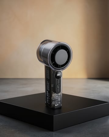 Mini Fan with Digital Display XUCZNFDİGİTALFAN-4