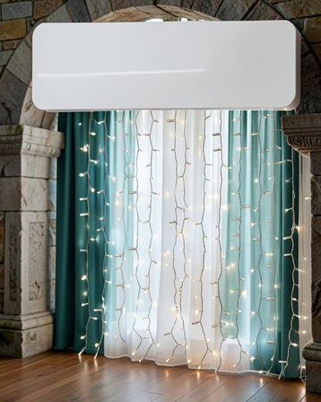 3x3 LED Perde Işık Şelale Tasarım XUCZZZ3X3PERDELEDD-3