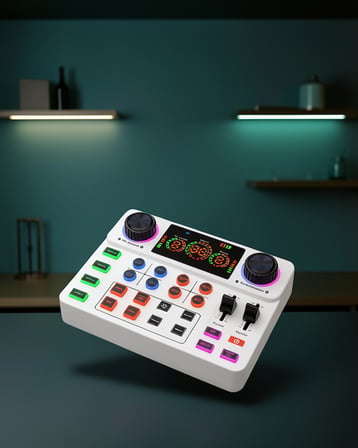 Canlı Yayın Ses Kartı Gürültü Engelleme Özellikli XUCZZZKSASOUNDCARD-3