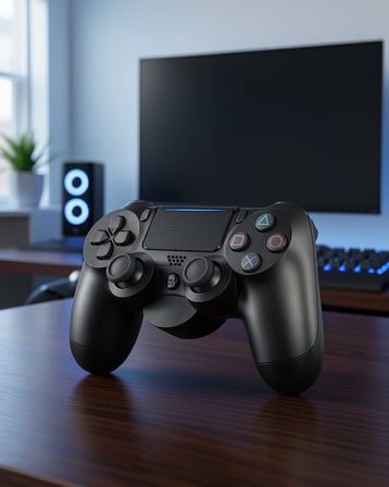 PS4 Kablosuz Oyun Kolu V2 Bluetooth Bağlantılı Titreşimli XUCZZZPS4KOL-1-1