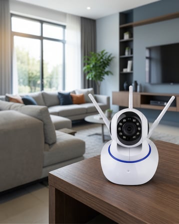 Akıllı IP Kamera 3.0MP Full HD Gece Görüşlü Hareket Sensörlü