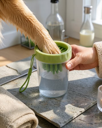 Silikon Fırçalı Köpek Pati Temizleme Kabı XXUCZZZKÖPEKAYAKYIKAMA-1