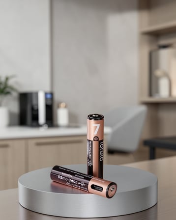 USB Type-C Şarjlı AAA Lityum Pil 1000+ Şarj Döngüsü XXUCZZZŞARJLIPİL-1