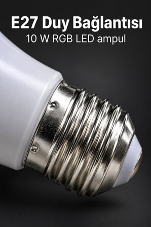 Uzaktan Kumandalı RGB LED Ampul
