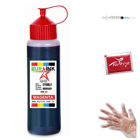 Canon Maxify Yazıcılar Uyumlu Kartuş Mürekkebi 500ml Kırmızı