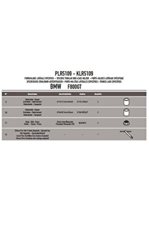 Plr5109 Bmw F 800gt 13-17 Uyumlu Yan Çanta Tasıyıcı